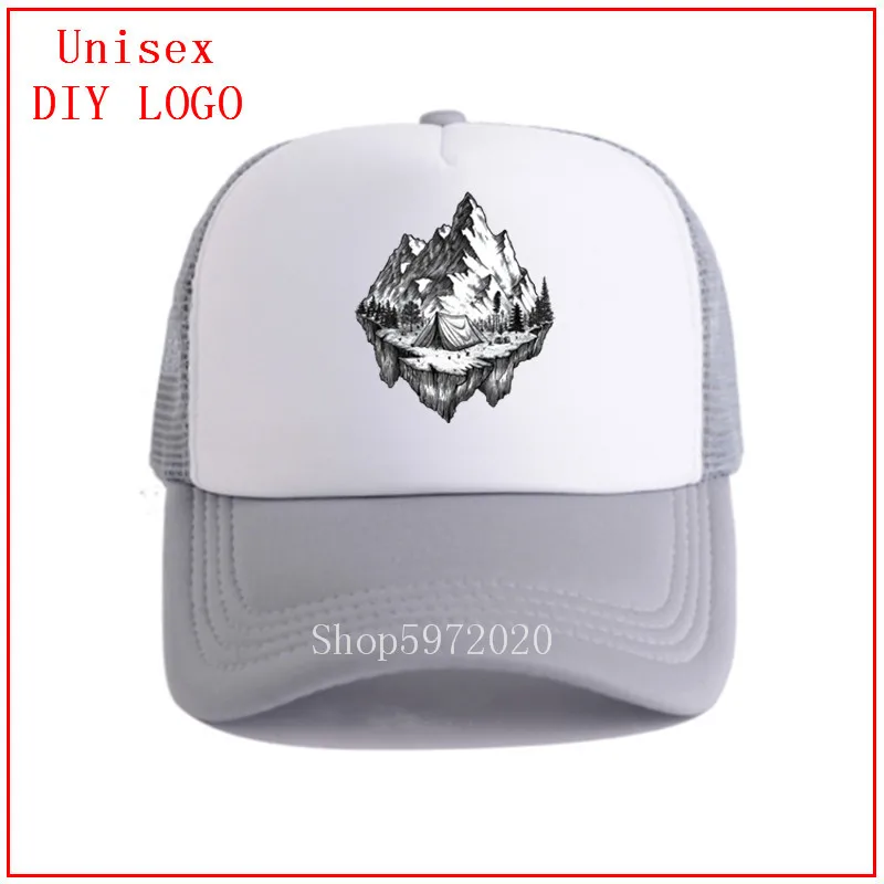 Горы тату дизайн от deniskom dcnsaqg fullview MTB шляпа бейсболка шапки и кепки Snapback черная