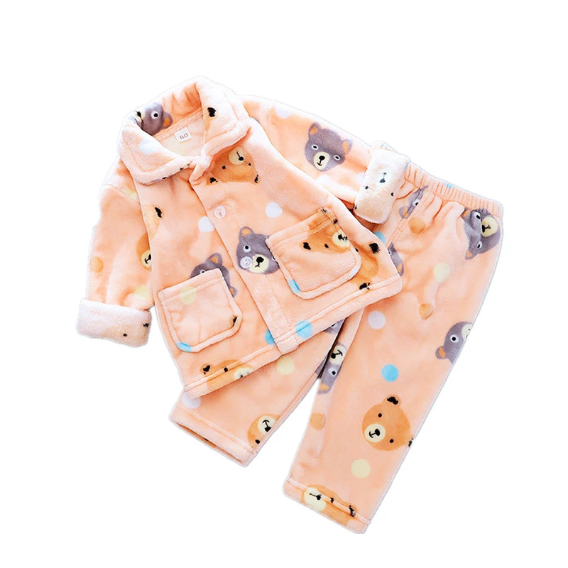 Новая осенне зимняя детская одежда с героями мультфильмов модные пижамы для