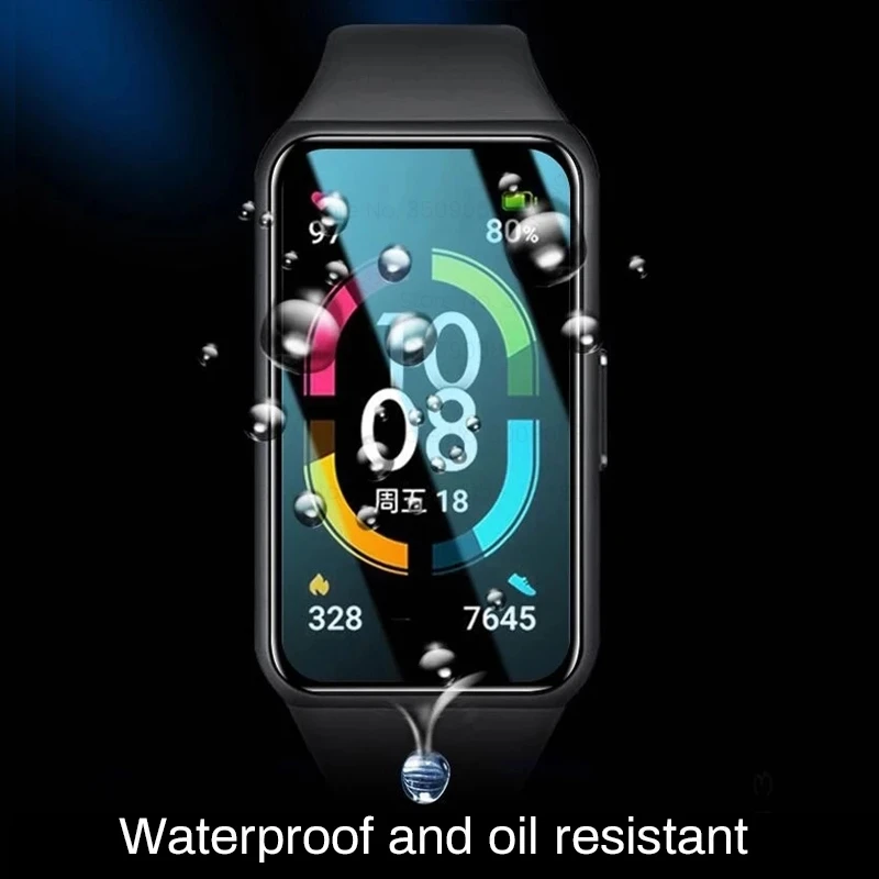 100 pcspack film for huawei band 6 honor band 6 screen protector film glass tpu protective film honor band 6 accessories free global shipping
