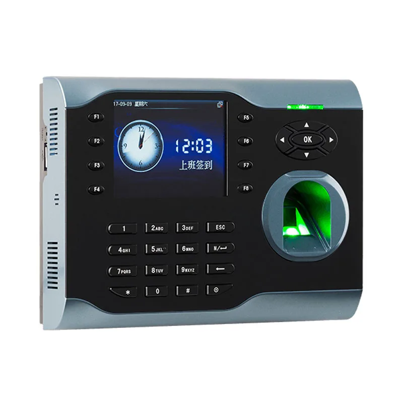 ZK iclock360 машина посещаемости времени TCP/IP 8000 пользователей отпечаток пальца с T9 Inpute