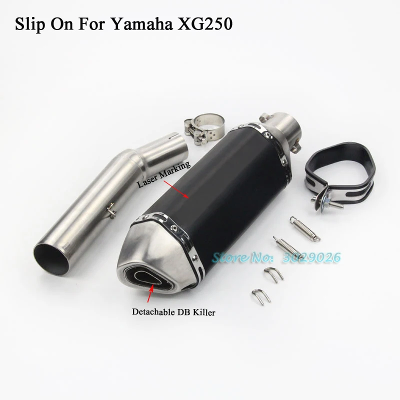 XG250 слипоны для Yamaha Tricker XG 250 мотоциклетный модифицированный глушитель выхлопных