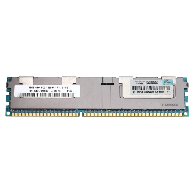 16 Гб PC3 8500R DDR3 1066 МГц CL7 240Pin память ECC Reg Оперативная 1 5 V 4RX4 RDIMM для сервера рабочей
