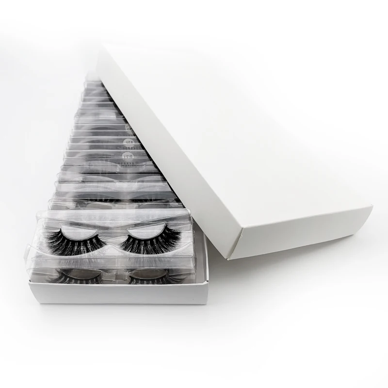 10/20/30/40/100 pairs bulk fluffy wispy false eyelashes wholesale 3d mink lashes reusable hand made natural eyelash faux cilios | Красота и
