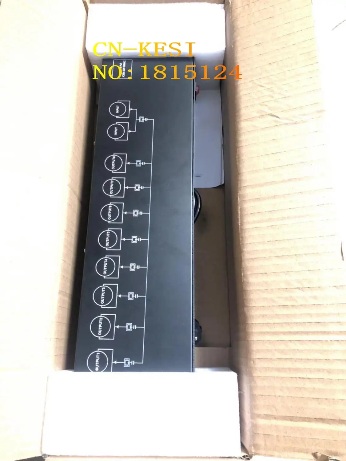 CN-KESI Hi-Q FL8 DMX сплиттер сигнала DMX512 сплиттер светильник разделитель усилителя сигнала 8 способ DMX Дистрибьютор для сценического оборудования