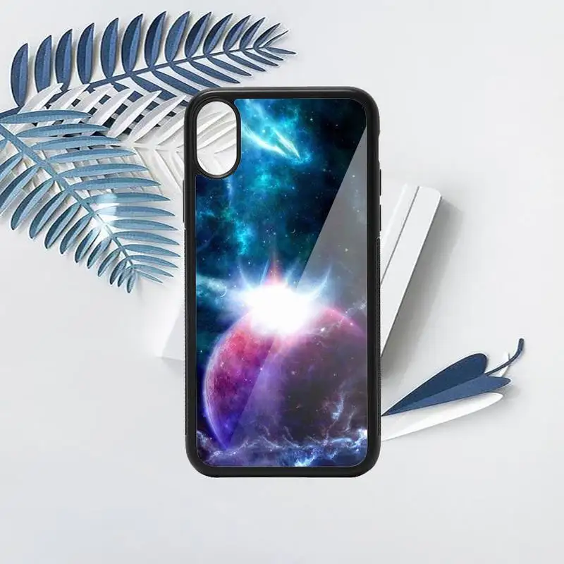 

Star Moon Space pattern high quality luxury Phone Case funda PC for iPhone 11 12 pro XS MAX 8 7 6 6S Plus X 5S SE 2020 XR