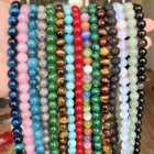 Бусины из натурального камня 4-12 мм, лава, цвет бирюзы, лабрадорит, круглые бусины, фотобраслет 15 дюймов