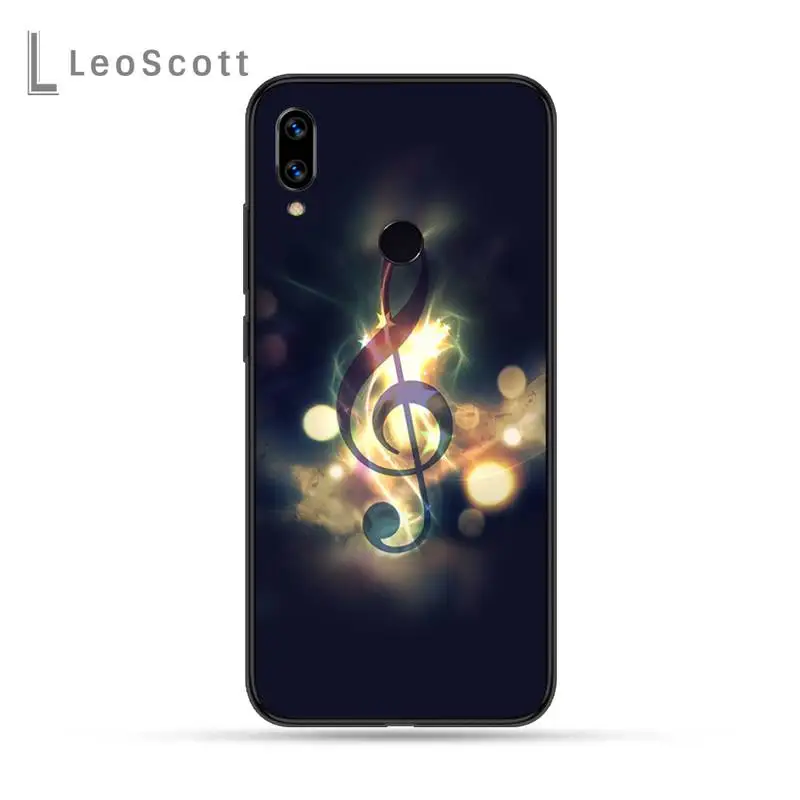

Music notes Phone Case For Xiaomi Redmi Note 4 4x 5 6 7 8 pro S2 PLUS 6A PRO