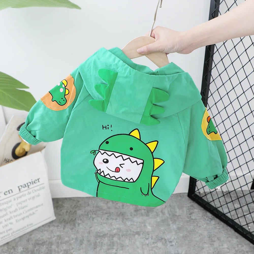 Осень 2020 милые куртки с капюшоном для маленьких девочек длинным рукавом и