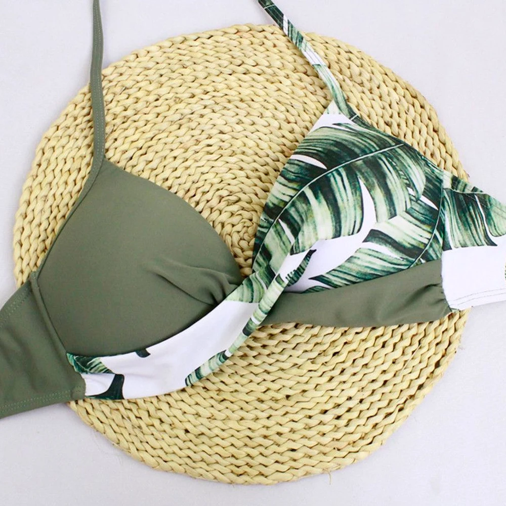 2020 летний женский сексуальный комплект бикини купальник Раздельный из двух