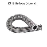 kf16 normal type 100 1000mm high vacuum bellows stainless steel 304 vacuum flange fitting bellows pipe pipe connector fitting