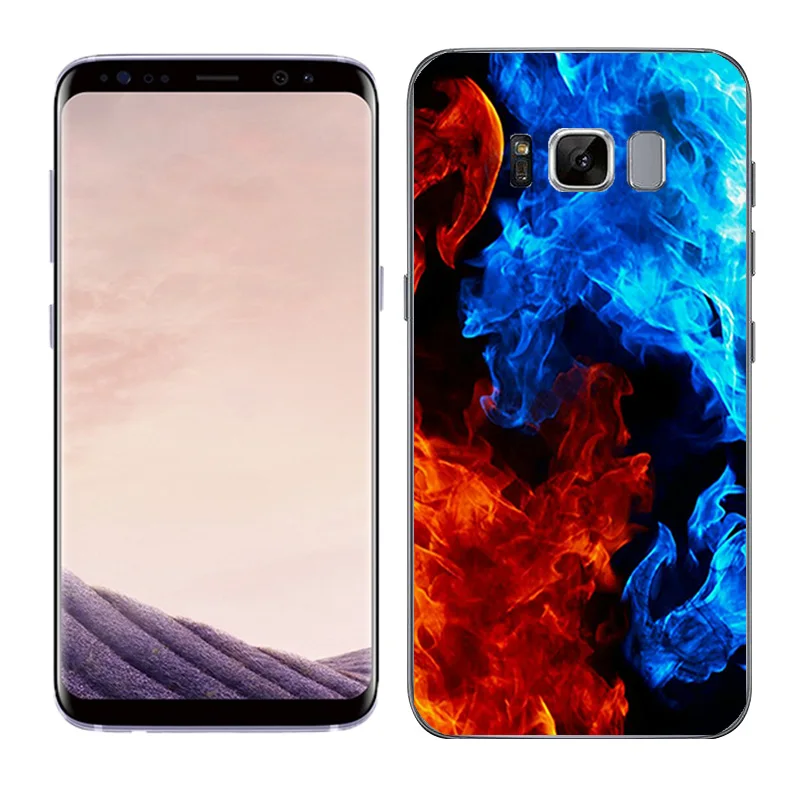 Чехол для телефона Samsung Galaxy S8 G950 G950F G9500 SM мягкий силиконовый чехол из ТПУ с