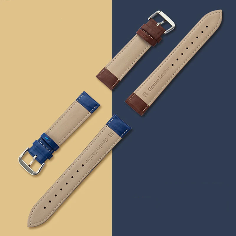 

BENYAR Genuine Leather Watch Strap 20m 24mm Leather 22mm Suitable For Men Watch Women Watches