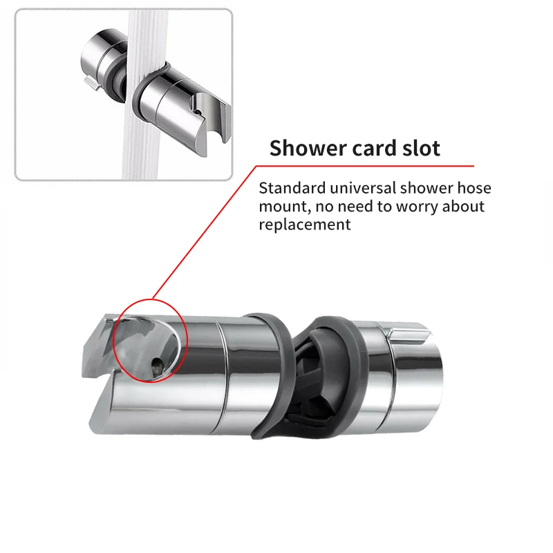 Горячая Распродажа Регулируемый рельсовый ползунок Насадки для душа Держатель