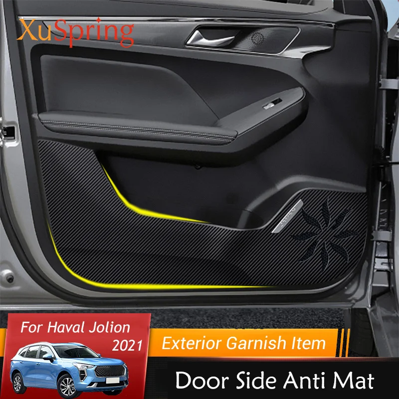 

Car Door Anti-dirty Anti-kick Mat Pad Cushion Sticker Garnish Decoration Car-styling For Haval Jolion 2021 2022 Accessories