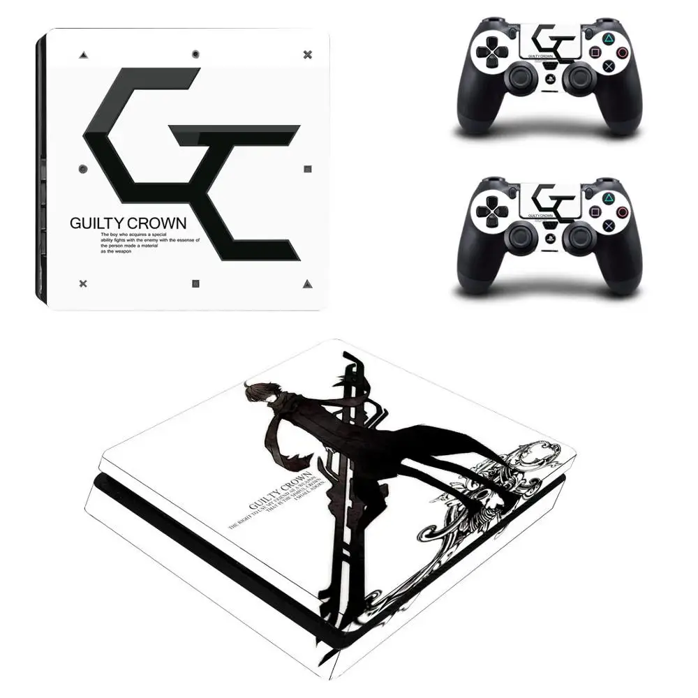 Guilty Crown PS4 Slim sticker s PS 4 Play station Skin Pegatinas для playstation консоли и контроллера| |