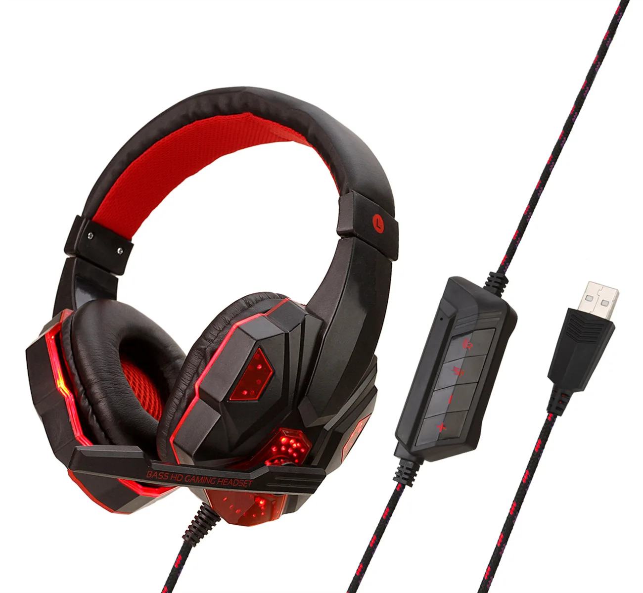 

3,5 мм/USB 7,1 виртуальные наушники; Игровая гарнитура; Проводная гарнитура для ноутбука; Для ПК, PS4, PS5, Xbox; Гарнитура для геймеров с микрофоном