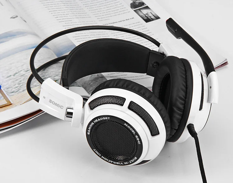 Somic G941 Usb 7,1 электронная Спортивная игровая гарнитура микрофон Вибрирующая стерео прослушивание звука распознавание местоположения гарнитура