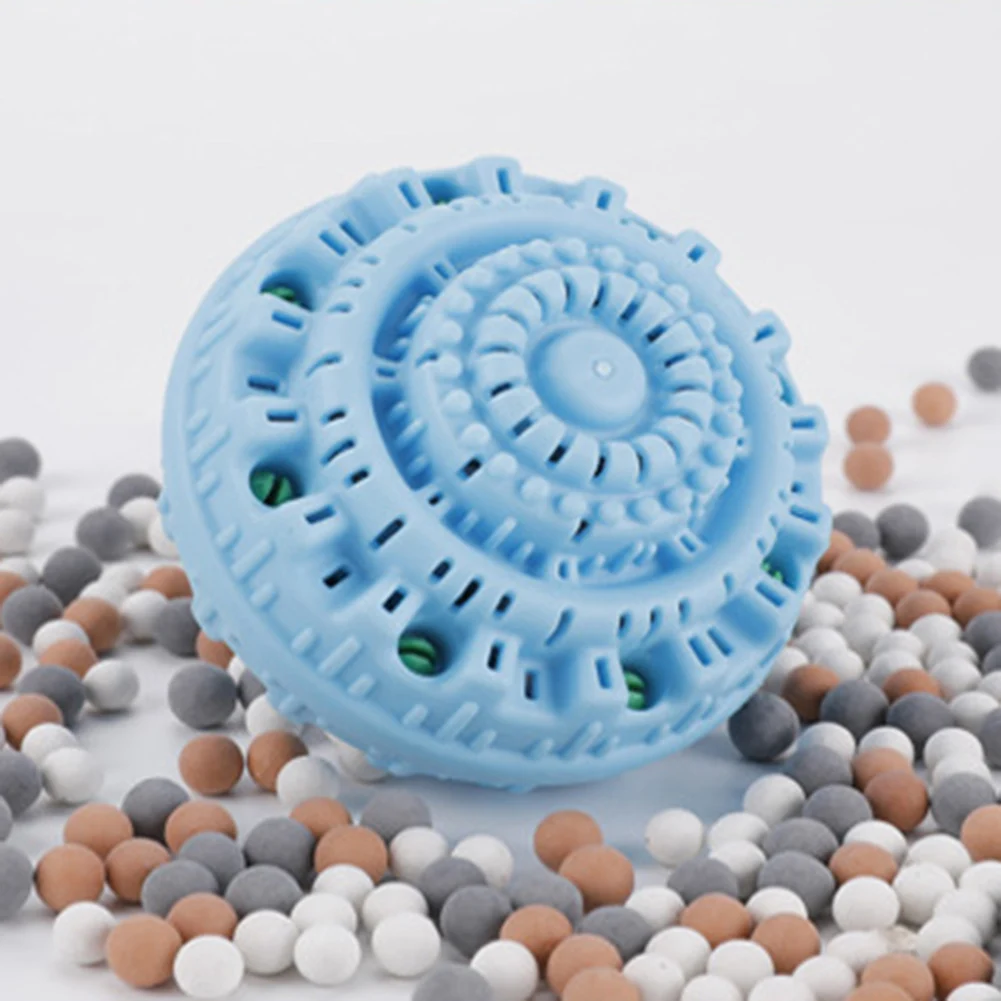 

Portable Laundry Cleaning Ball Orb Household Super Decontamination Cleaning Washing Ball for Washing Machine Green/Blue