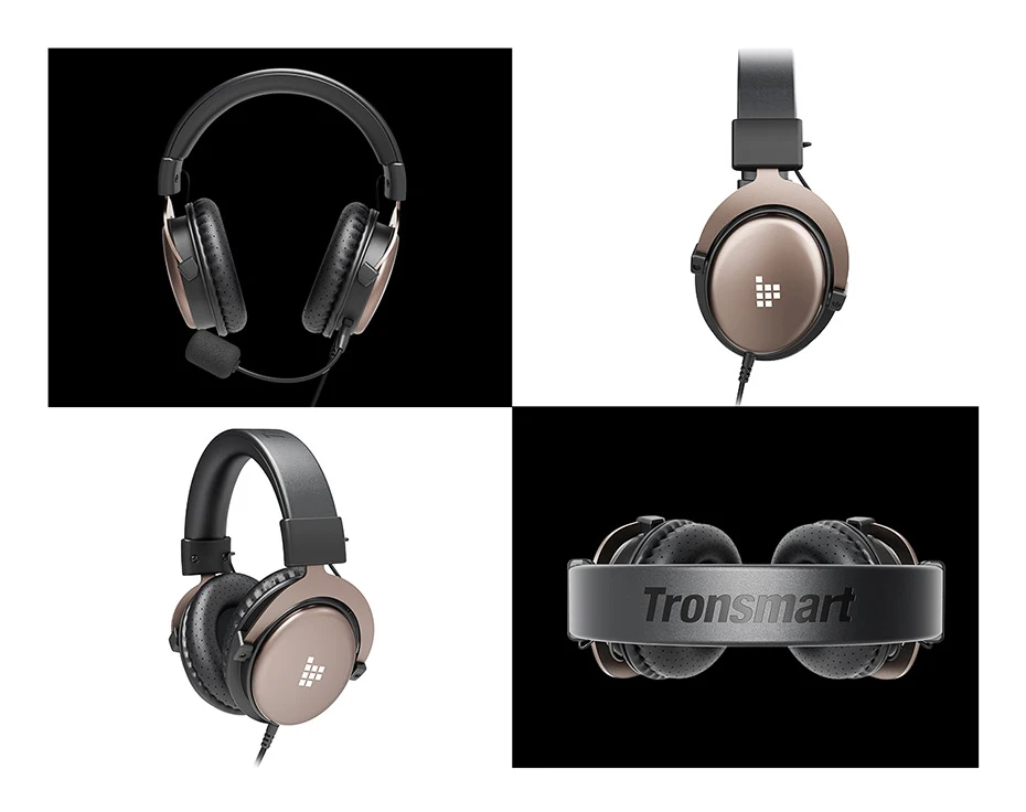 Tronsmart Sono Игровые наушники, головная гарнитура Gamer проводные наушники для компьютера с микрофоном для PS4, Xbox One, переключатель и мобильные устройства