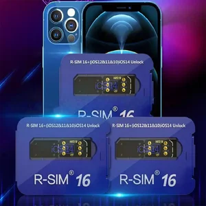 simple operation r sim16 unlock card sticker for iphone systemios14 5g upgrade part free global shipping