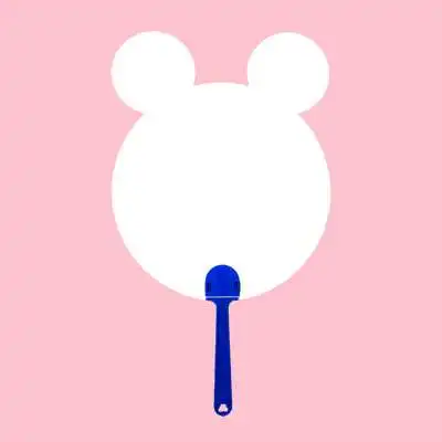 

Painting Fan Children Hand-painted Blank Palace Fan Coloring Fan Round Fan Paper Fan Kindergarten Art Materials