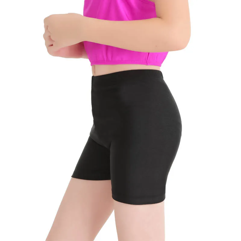 Детские Балетные трусы для девочек шорты танцев из нейлона и спандекса прямые