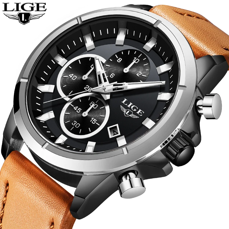 Relogio Masculino 2020 новые часы мужские модные спортивные кварцевые LIGE брендовые