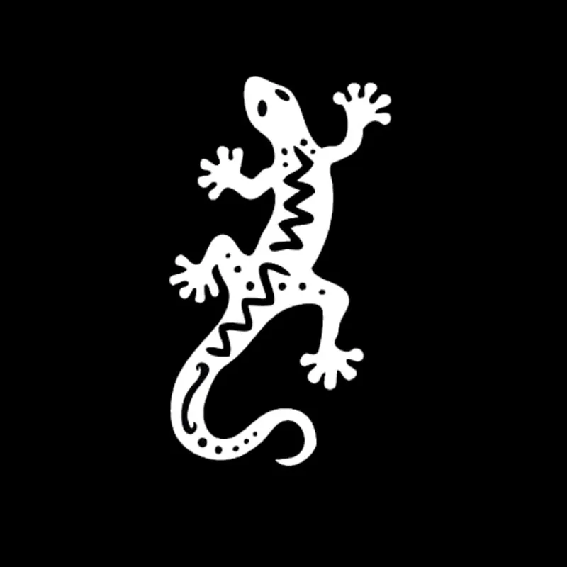 Модная Автомобильная наклейка Volkrays яркие аксессуары в виде ящерицы Gecko