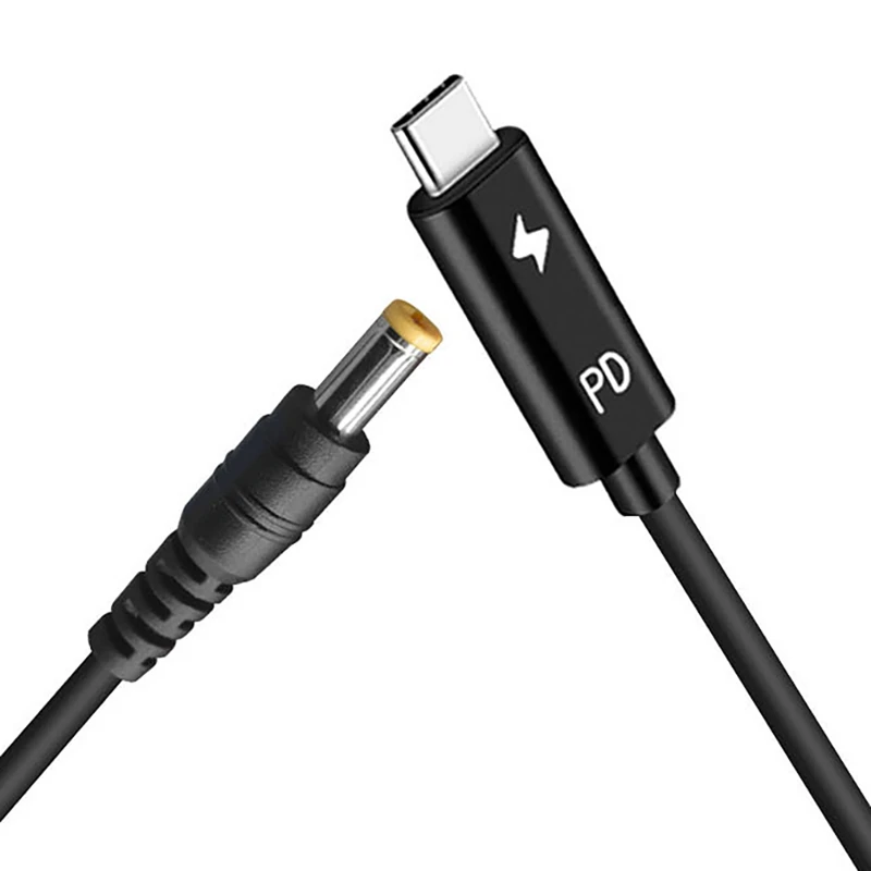 

JORINDO Type-C Male Charging Cable for DC 5.5X2.5MM Laptop Plug PD Fast Charging Cable Type-C to 5525 Power Cord