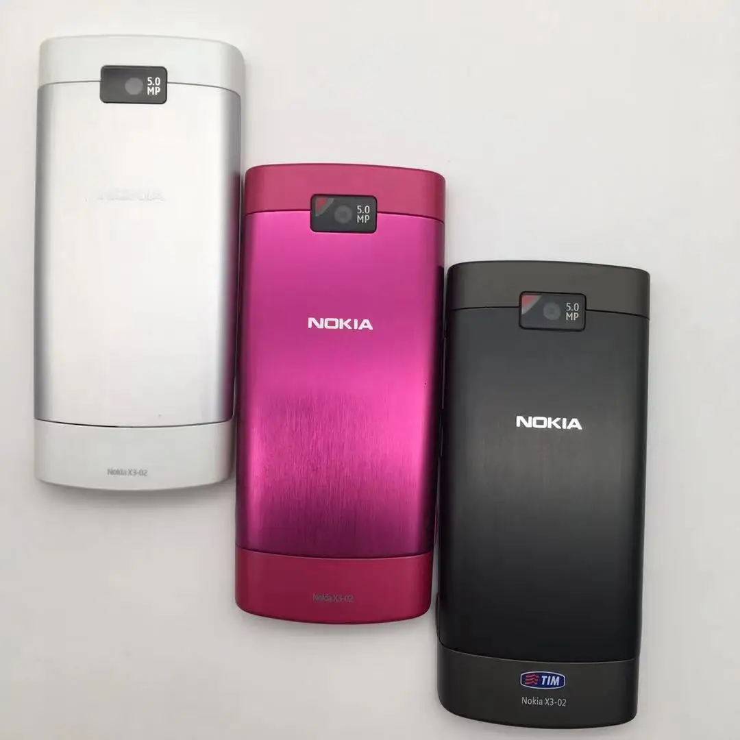 nokia x3 02 refurbished original nokia x3 02 3g mobile phone 5 0mp with russian keyboard 5 colors in stock refurbished free global shipping