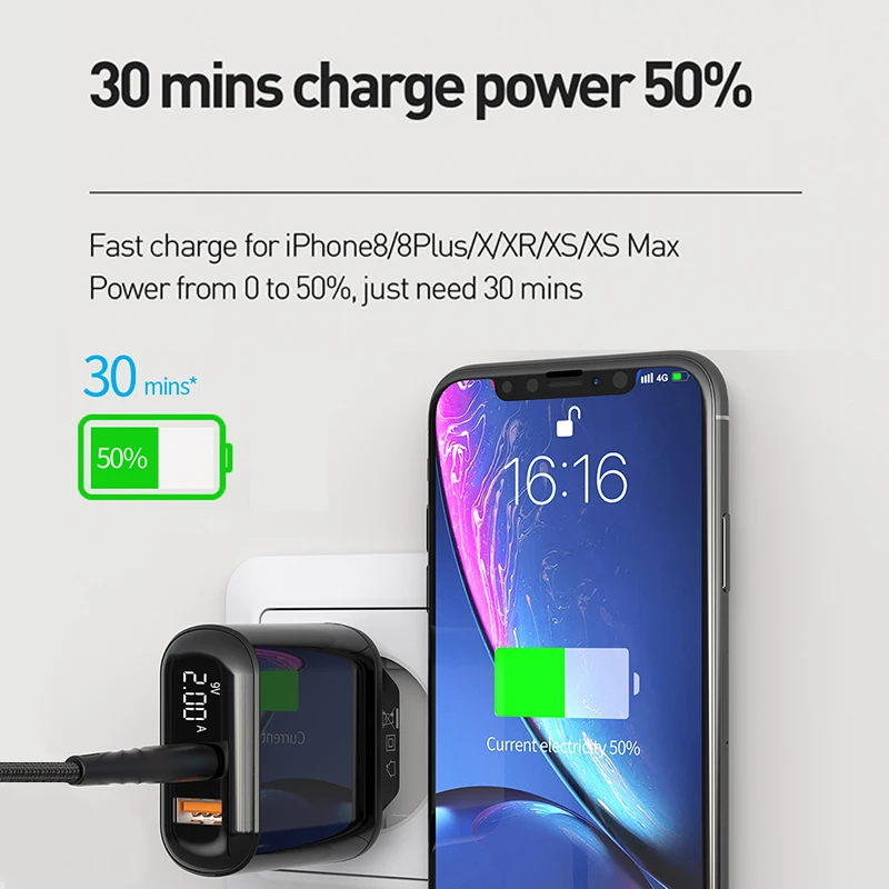 Зарядное устройство USB Type C QC 4 0 3 18 Вт быстрая зарядка зарядное для телефона Samsung S10