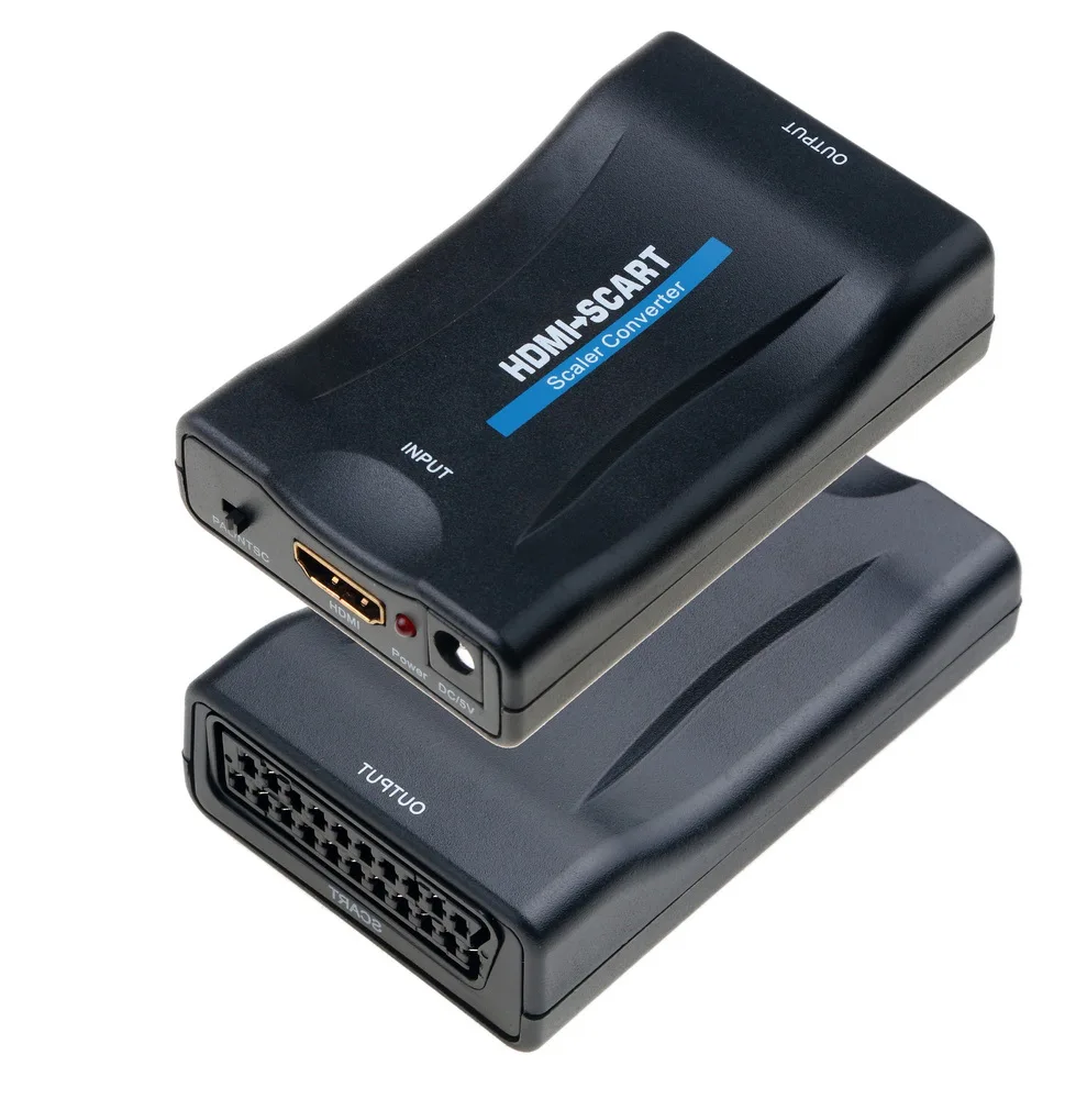 Преобразователь 1080P Scart в HDMI-совместимый преобразователь Аудио высококлассный