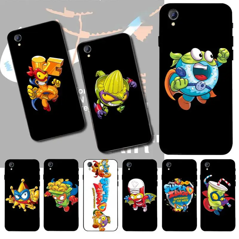 

HPCHCJHM Cute Cartoon Cool Superzings Coque Shell Phone Case For Vivo Y91c Y17 Y51 Y67 Y55 Y93 Y81S Y19 Y7S Case