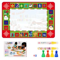 christmas magic water drawing mat coloring doodle mat with magic pens montessori toys painting board educational toys for kids