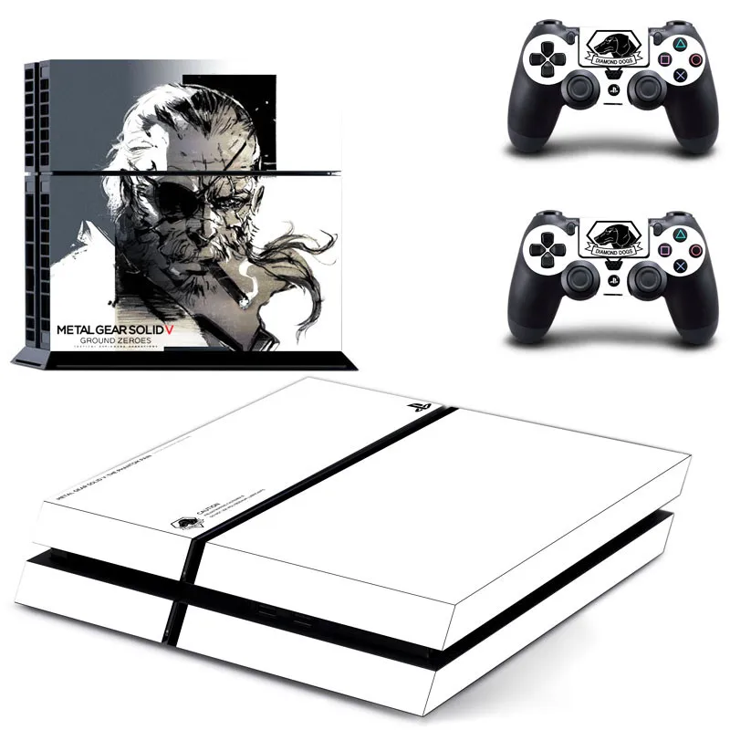 Металлическая Шестерня твердый V PS4 стикер s Play station 4 наклейки для PlayStation консоль и