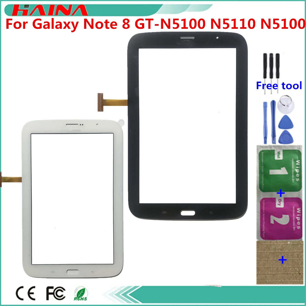 Оригинальное качество для Samsung Galaxy Note 8 GT-N5100 N5110 N5100 Сенсорная панель дигитайзер