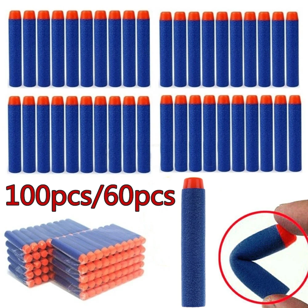 

50Pcs Refill Darts Bullets Soft Mega Foam Sniper Guns Darts For Nerf N-strike Elite Series Blasters Target Toy Accessories