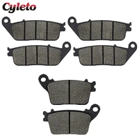 cyleto motorcycle front and rear brake pads for honda cb600 cb 600f cb600f hornet cb 600 f non abs models 2007 2008 2009 2010