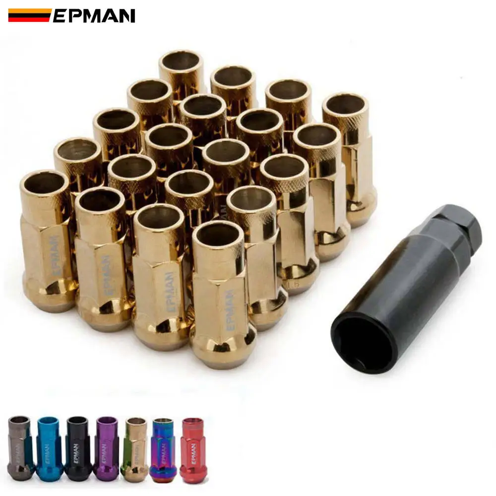 V48 гайки стали 20 шт. M12X1.5 или M12X1.25 открытого конца Расширенный тюнер 48 мм