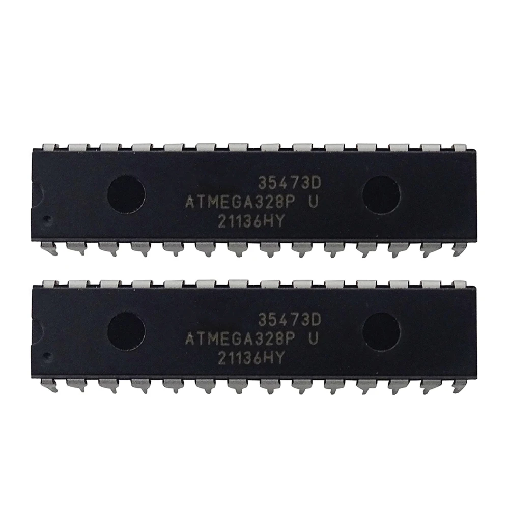 2 шт./лот ATMEGA328P-PU CHIP ATMEGA328 микроконтроллер MCU AVR 32K 20 МГц FLASH DIP-28 | Электронные