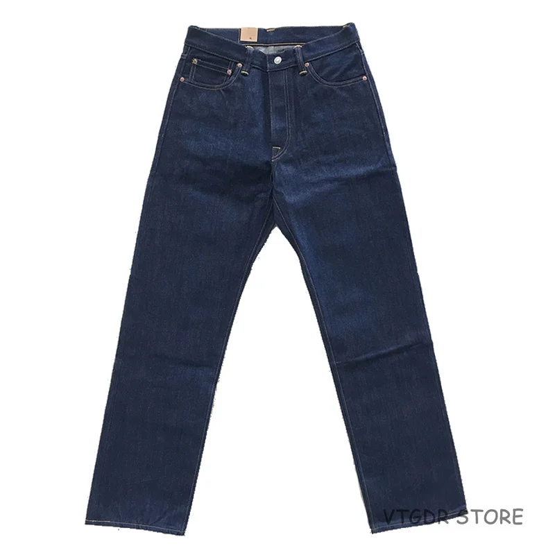 

Прямые винтажные мужские джинсы 14,5 унции