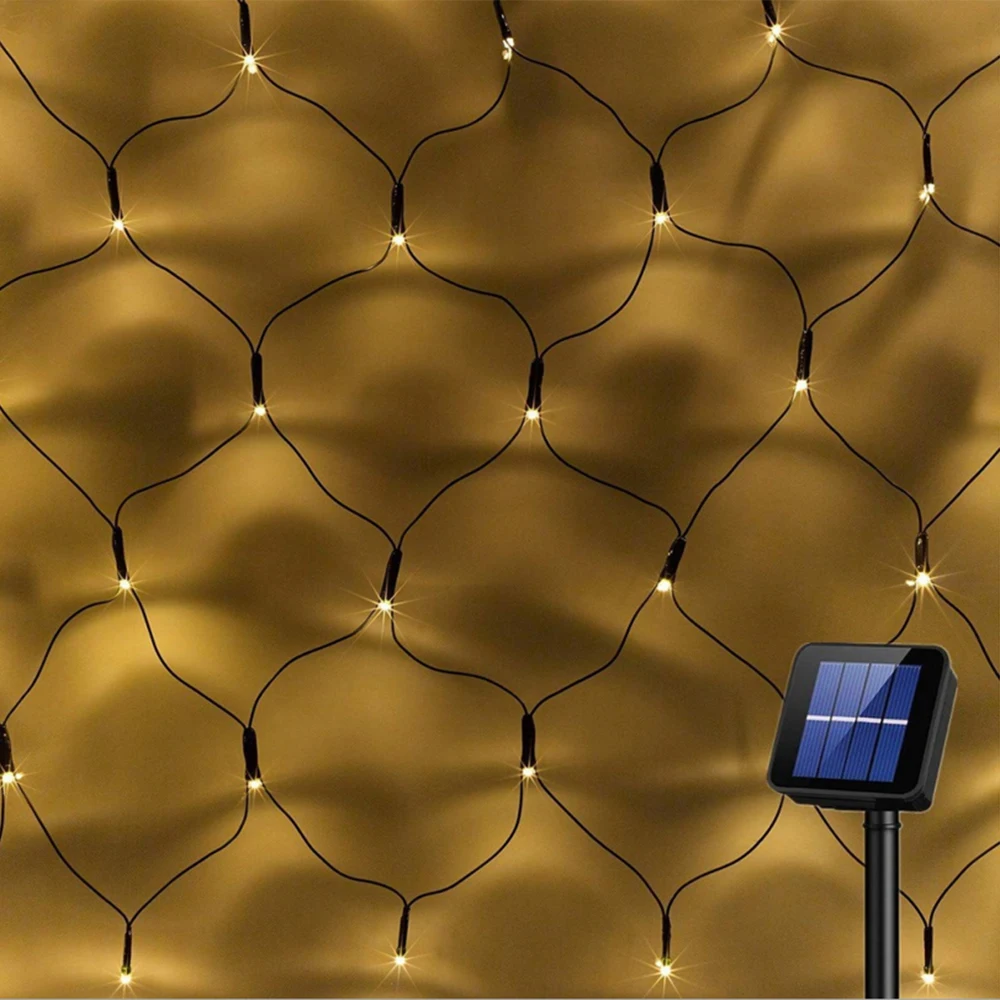 Оконная Гирлянда занавеска светильник Светодиодная сетчатая гирлянда на