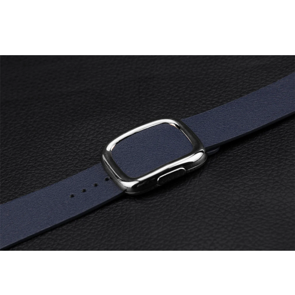 Современный ремешок с пряжкой для Apple Watch band 5 4 3 iwatch band 44 мм/40 мм 42 мм/38 мм correa кожаный браслет часы аксессуары