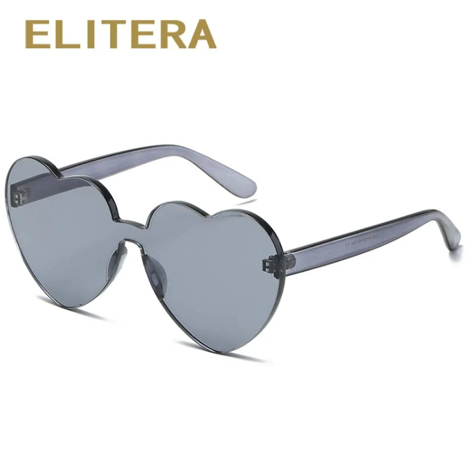 Женские цветные солнцезащитные очки ELITERA брендовые дизайнерские безрамные в