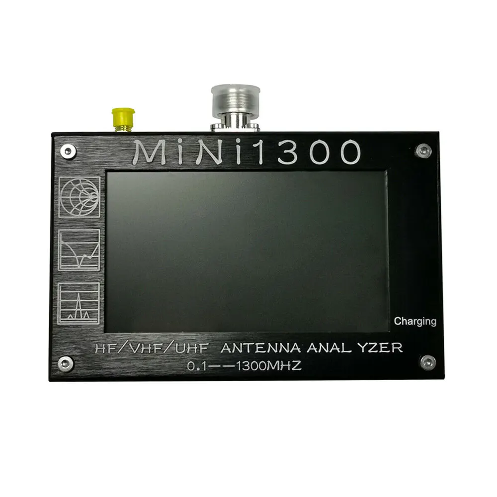 Анализатор антенны Mini1300 измеритель КСВ HF/VHF/UHF ANT SWR с сенсорным ЖК-экраном 0 1 дюйма