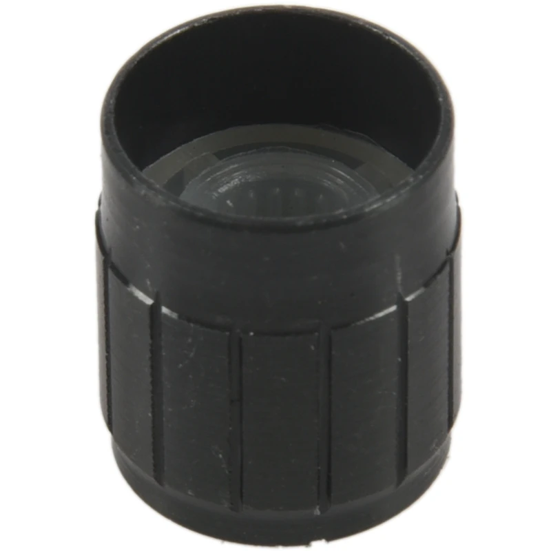 2 шт. Нескользящие ребристые ручки потенциометра крышки 6 мм Диаметр отверстия