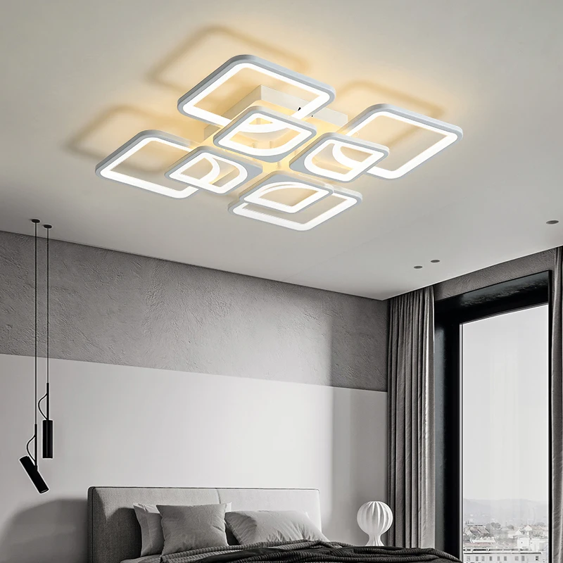 Люстра Светодиодная с пультом дистанционного управления для гостиной спальни