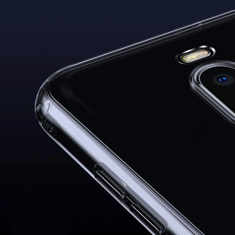 Чехол для Meizu Note 8/9/X8 TPU Силиконовый прочный прозрачный облегающий Бампер Мягкий