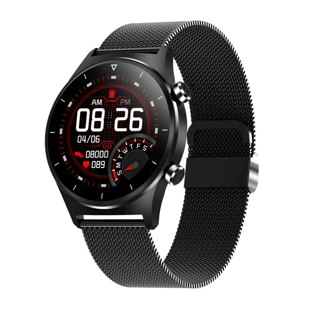 

Newest Smart Watch E13 Men Sports SmartWatch Support Pedometer Round Screen Bluetooth Wristwatch Women for IOS Huawei Xiaomi