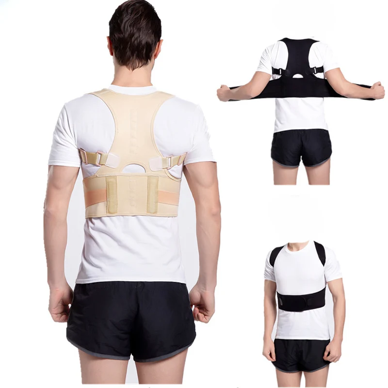 Регулируемый магнитный Корректор осанки мужской женский сзади sracing плечевой